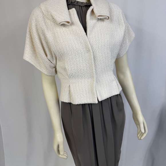 Giambattista Valli Short Sleeve Knit Jacket, Size S - Picture 2 of 7